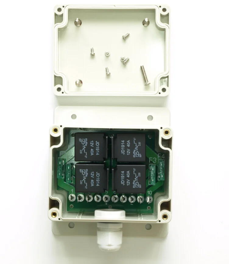 Relay Box PCB Inside The Enclosure Relay Box PCB Inside The Enclosure